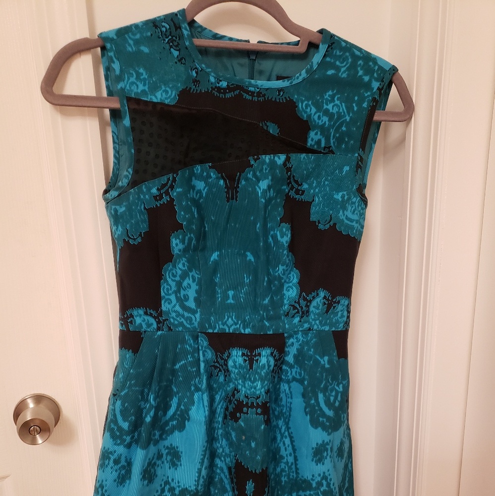 Nanette lepore  green cocktail dress